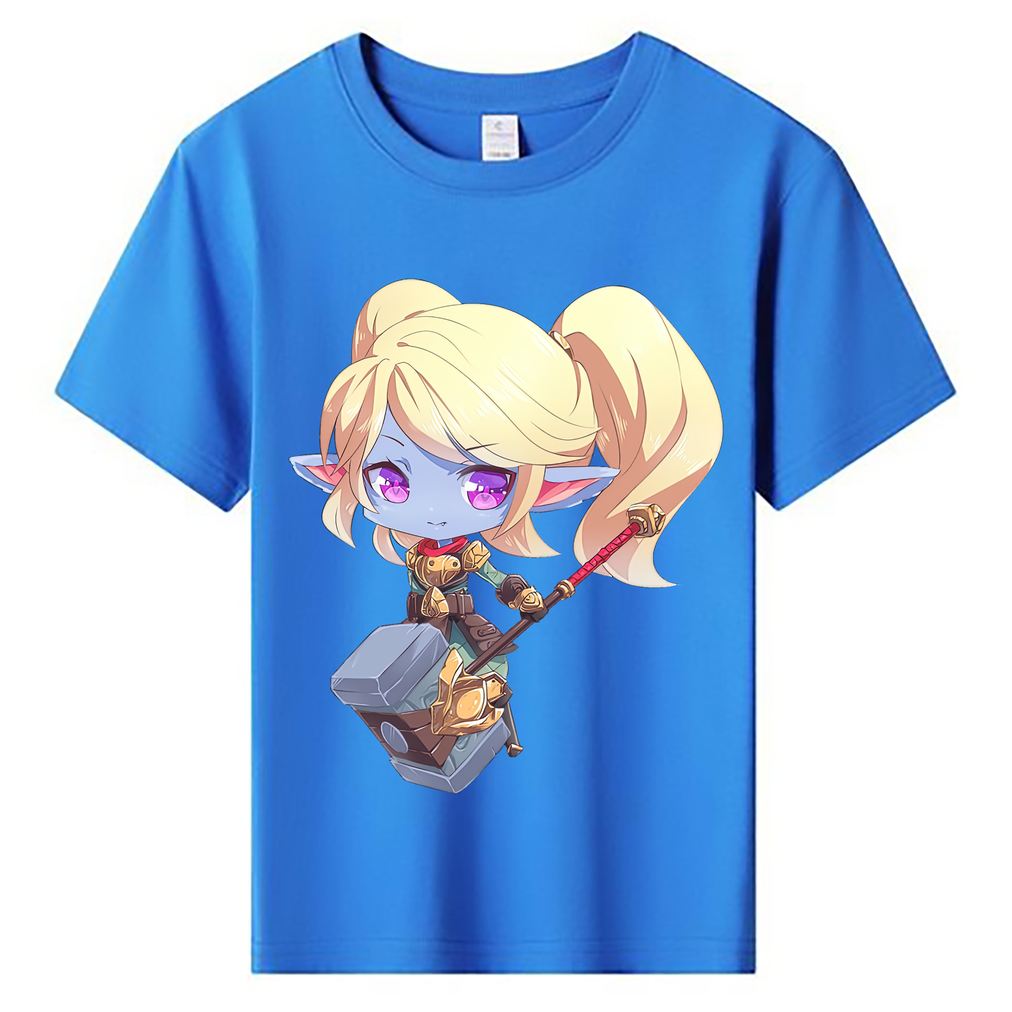 （画像用） リーグ・オブ・レジェンド League of Legends LOL 綿100％キッズTシャツ（フロントプリント）